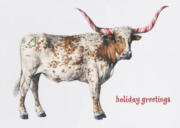 Longhorn Christmas Cards